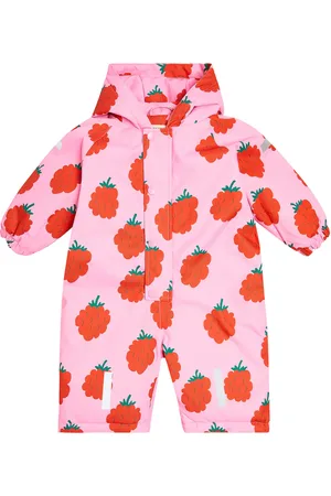Tiny Cottons Baby Raspberries padded snowsuit