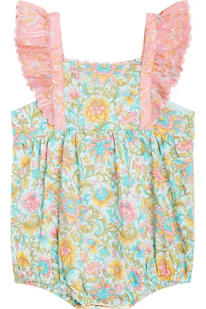 Louise Misha Baby Shalina floral cotton playsuit
