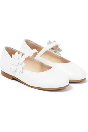 Il gufo AppliquÃ© leather ballet flats