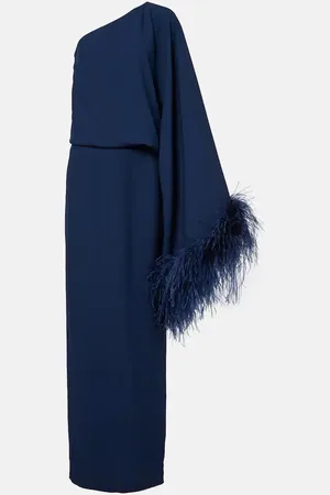 ‎Taller Marmo‎ Feathered Eternity maxi dress