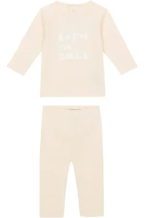 BONPOINT Baby Teodoro printed cotton top and pants set