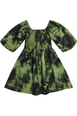 Molo Cherisa smocked tie-dye dress