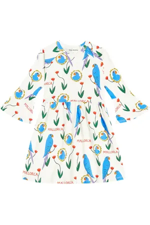 Mini Rodini Parrots cotton dress