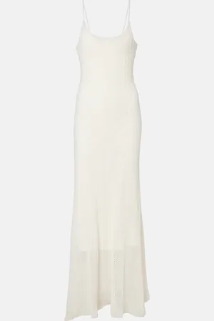 FAITHFULL THE BRAND Treillis crochet cotton-blend midi dress