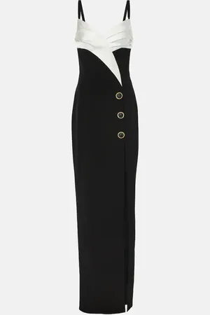 Balmain CrÃªpe gown