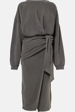 Marant Etoile Sandrina cotton jersey sweatshirt dress