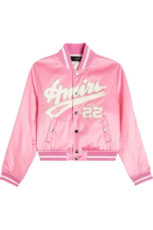 AMIRI Logo sateen bomber jacket