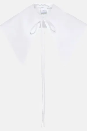 Patou Oversized self-tie cotton bib