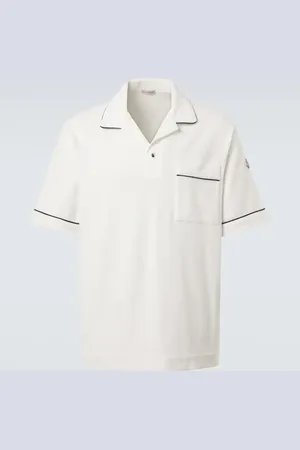 Moncler Archivio cotton terry polo shirt