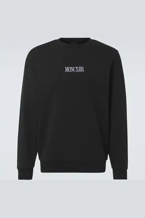 Moncler Embroidered logo cotton sweatshirt