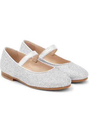 Il gufo Glittered ballet flats