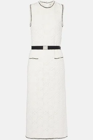 Tory Burch Belted cotton midi dress