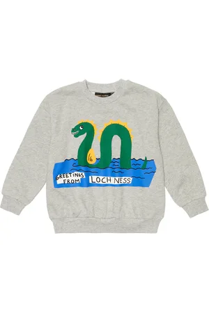 Mini Rodini Printed cotton jersey sweater
