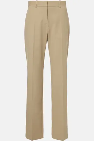 The Row Selvie cotton straight pants