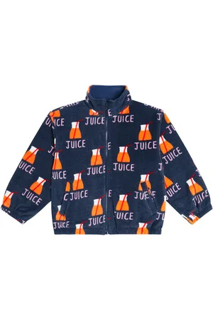 Jelly Mallow Printed fleece jacket