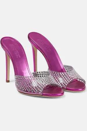 PARIS TEXAS Holly embellished PVC mules
