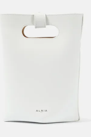 Alaïa Folded Small leather tote bag