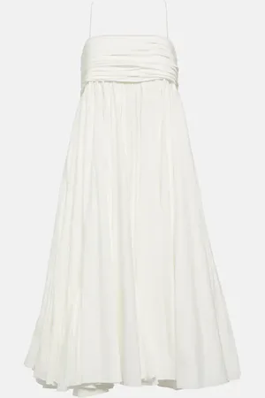 Khaite Lally cotton midi dress