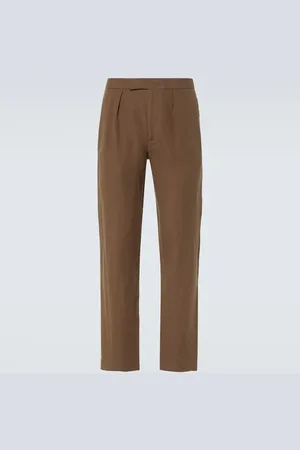 Ralph Lauren Silk and linen straight pants