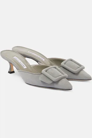 Manolo Blahnik Maysale 50 suede mules