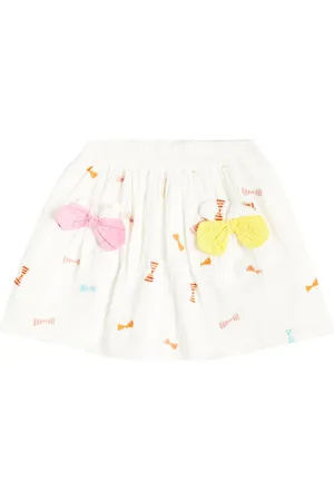 Stella McCartney Embroidered cotton skirt