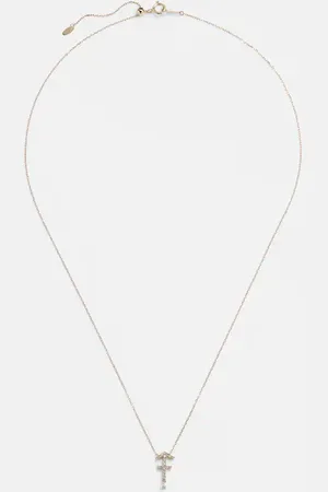 PERSÉE Sagittarius 18kt gold necklace with diamonds