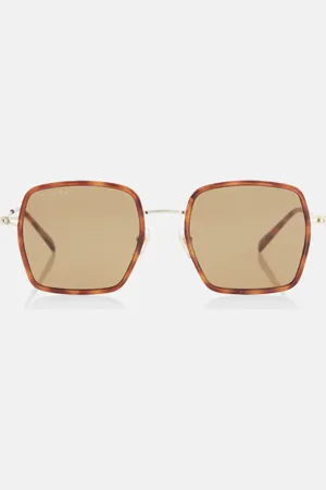 Gucci Logo square sunglasses