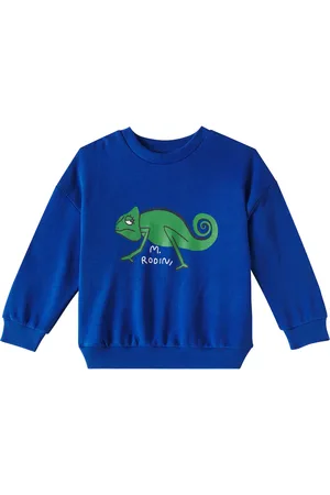 Mini Rodini Lizard cotton jersey sweatshirt