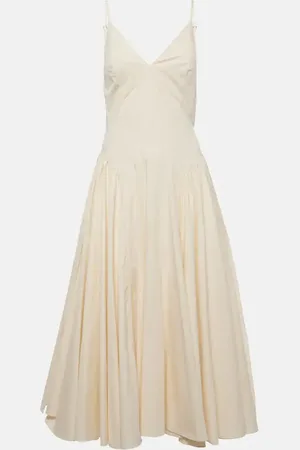 TOVE Solene cotton poplin midi dress