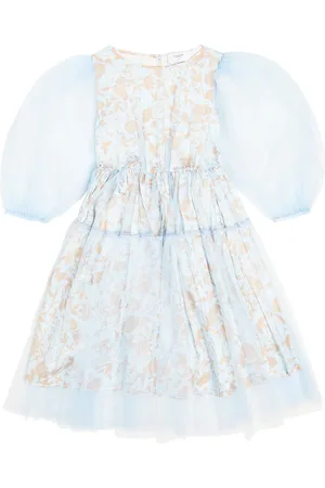 PAADE Floral tulle midi dress