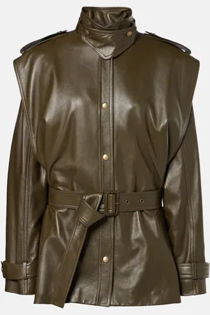 Chloé Oversized leather jacket