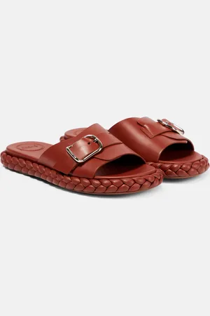 Chloé Pip leather slides