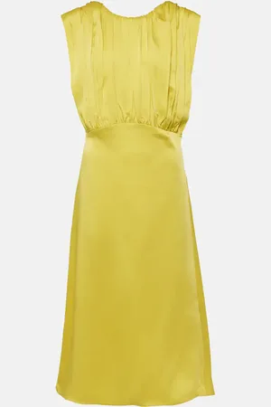 Jil Sander Gathered midi dress