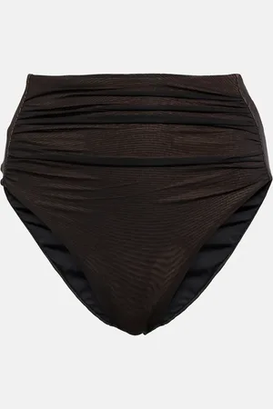 Self-Portrait Ruched bikini bottoms
