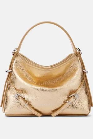 Givenchy Voyou Nano metallic leather tote bag