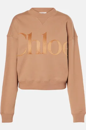 Chloé Logo cotton fleece sweatshirt
