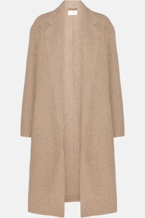 The Row Fedra cashmere and cotton coat