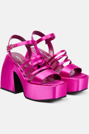 NODALETO Bulla Chibi satin platform sandals