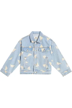 Jelly Mallow Paper Airplane denim jacket