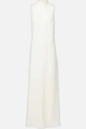 Staud Araya crÃªpe maxi dress