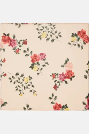 MAGDA BUTRYM Floral silk-blend scarf