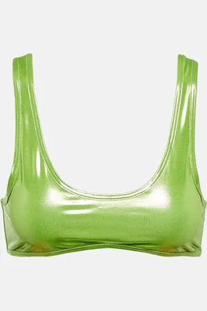 Reina Olga Coolio lamÃ© bikini top