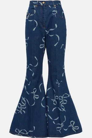 Nina Ricci Printed flared jeans