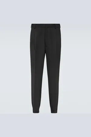 Prada Wool gabardine slim pants