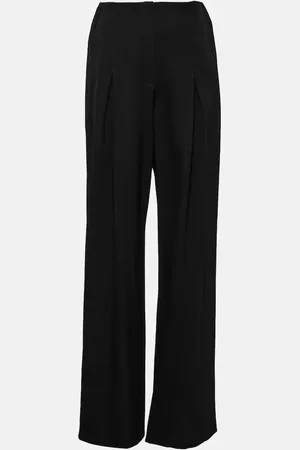 Fforme Faye high-rise wool wide-leg pants