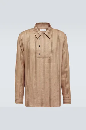 Loro Piana Shinano striped linen shirt
