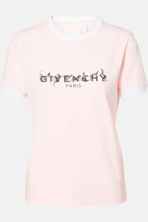 Givenchy Ringer cotton-blend jersey T-shirt
