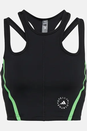 adidas Cutout jersey crop top