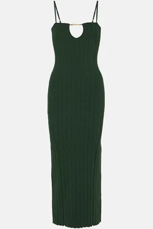 Jacquemus La Robe Sierra Bretelles midi dress