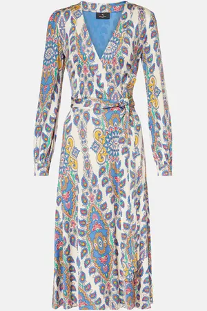 Etro Printed midi dress